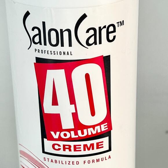 Salon Care 40 Volume Creme Developer Strong Lift Stabilized Formula 16 fl oz New - Picture 2 of 7